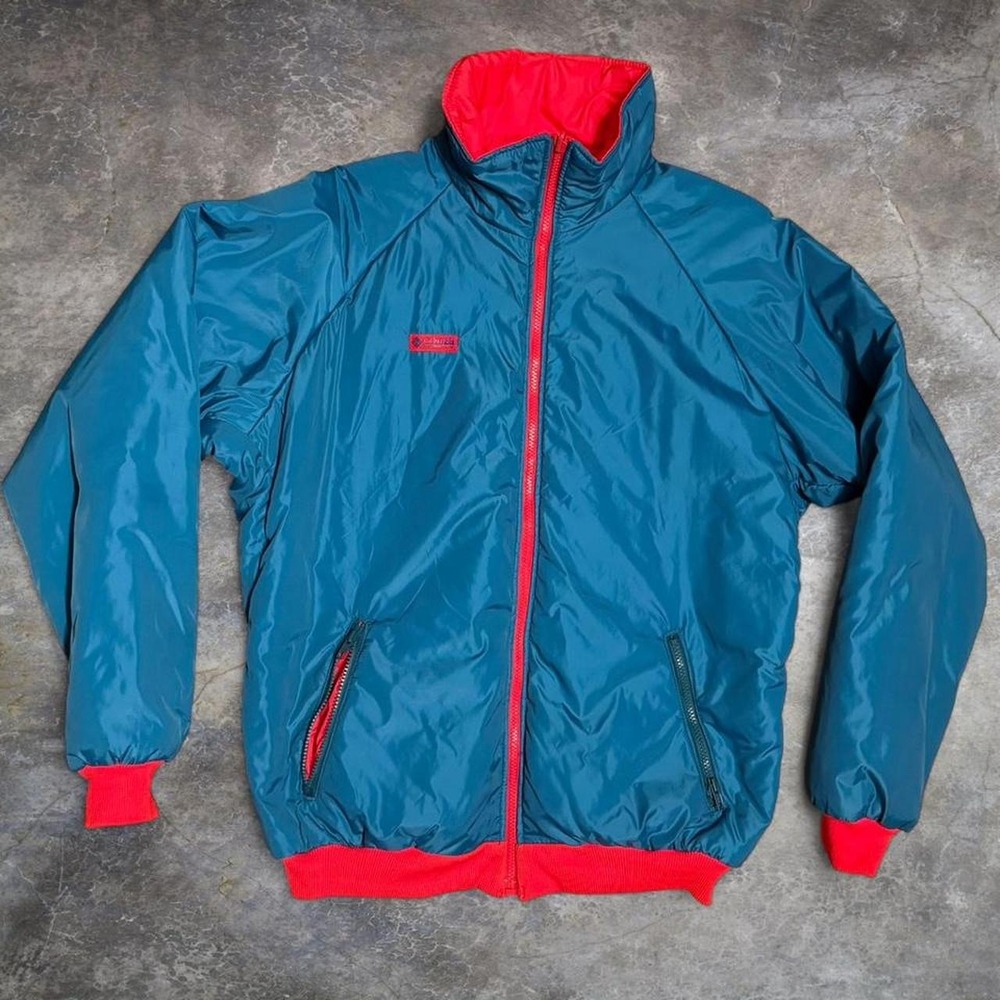 Vintage Columbia Sportswear Reversible Men's Jacket Red/Blue Size Large